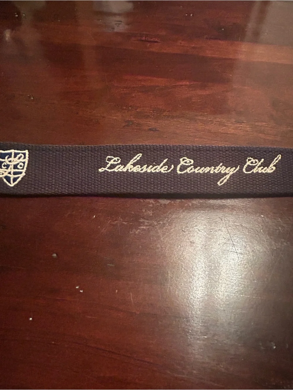 Men’s Woven Lakeside Country Club Peter Millar Belt Size 36